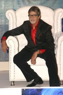 Bollywood actor Amitabh Bachchan at the announcement of the launch date of '''' Big Boss Season-3'''', in New Delhi on Tuesday
