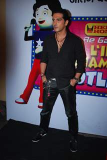 Bollywood actor Zayed Khan on the sets of Sa Re Ga Ma Pa L''il Champs on Zee at Famous, in Mumbai