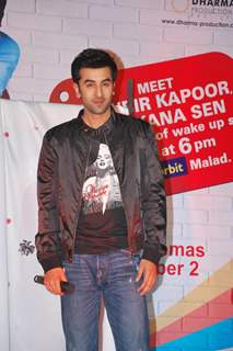 Bollywood actor Ranbir Kapoor at his upcoming movie &quot;Wake up Sid&quot; press meet at Inorbit Mall in Mumbai