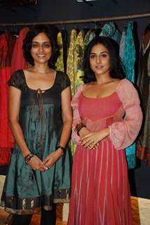 Vidya Balan at Priyadarshi Rao and Uttam Ghosh fashion preview at Zoya in Mumbai