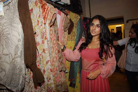 Vidya Balan at Priyadarshi Rao and Uttam Ghosh fashion preview at Zoya in Mumbai