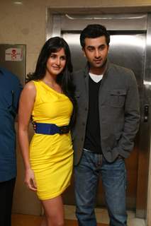 Katrina Kaif and Ranbir Kapoor at ''Ajab Prem Ki Gajab Kahani'' press meet at Yashraj, in Mumbai