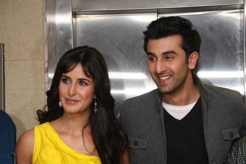 Katrina Kaif and Ranbir Kapoor at ''Ajab Prem Ki Gajab Kahani'' press meet at Yashraj, in Mumbai