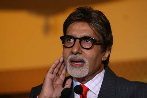 Amitabh Bachchan promotes ''Dabur'' at JW Marriott in Mumbai