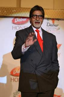 Amitabh Bachchan promotes ''Dabur'' at JW Marriott in Mumbai