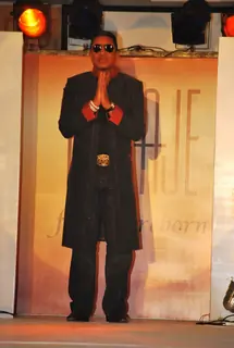 Jermaine Jckson walks the ramp for Roopaje
