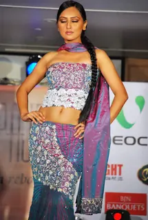 A Model walks the ramp for Roopaje