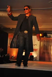 Jermaine Jckson walks the ramp for Roopaje