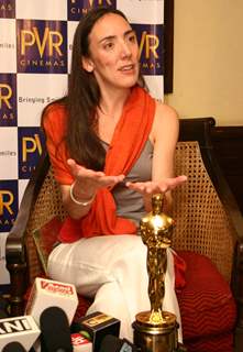 Filmmaker Megan Mylan at the Premier Remier of the film ''''Smile Pinki'''' at PVR Plaza, in New Delhi on Thrusday 08th Oct 09 [Photo: IANS]