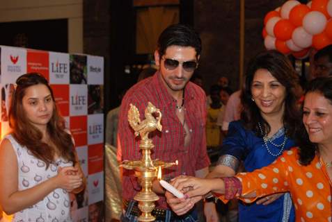 Zayed Khan at the launch of Light of Light NGO at Phoenix