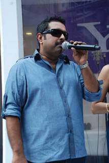 Popular singer-music composer Shankar Mahadevan at a promotional event for web portal Yahoo in Mumbai Thursday