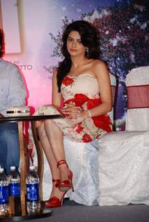 Aamna Sharif pose for the photographers during the music release of forthcoming film ''Aao Wish Karein'' in Mumbai on Friday, 23 October 2009