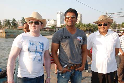 Sunil Shetty at Formula One Jet Ski Race at H20