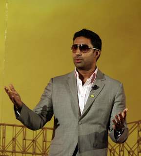 Actor and Brand Ambassador of ''Idea'' cellular Abhishek Bachchan at the launch ceremony of IDEA cellular service in Kolkata and part of West Bengal on Tuesday