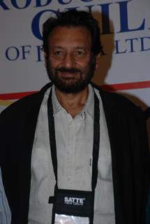 Shekhar Kapur at Cinema scapes conference at Leela, Andheri, Mumbai on Wednesday