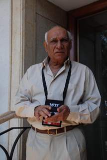 Yash Chopra at Cinema scapes conference at Leela, Andheri, Mumbai on Wednesday