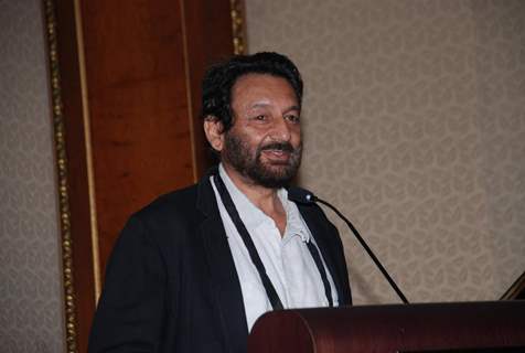 Shekhar Kapur at Cinema scapes conference at Leela, Andheri, Mumbai on Wednesday