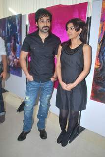 Emraan Hashmi and Soha Ali Khan at Tum Mile 3- D Painting Launch in Mumbai