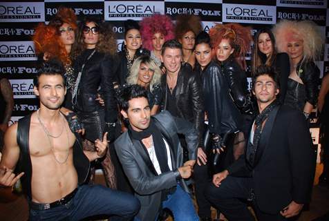 Models at the launch of the Loreal Autumn Winter Color Collection in Grand Hyatt