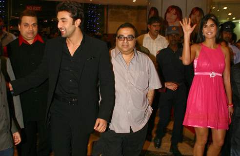 Bollywood actress Katrina Kaif and actor Ranbir Kapoor at the Ambience mall in Gurgaon for promotion their film '''' Ajab Prem Ki Ghazab Kahani'''' on Thursday New Delhi 05 Nov 2009