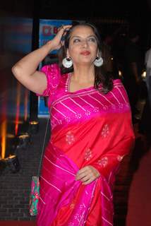 Bollywood actress Shabana Azmi on the red carpet at MAMI awards closing night ceremony