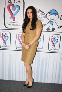 Bollywood actress Preity Zinta at Human Trafficking NGO Event at Taj land''s End in Mumbai