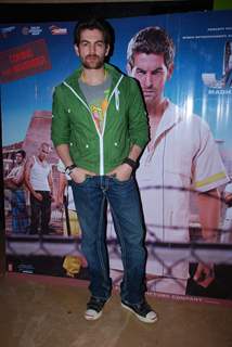 Bollywood actor Neil Nitin Mukesh at the special screening of his new film &quot;Jail&quot;