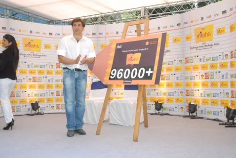 Bollywood actor Sunny Deol at an event of NGO Shiksha at P & G Office in Mumbai