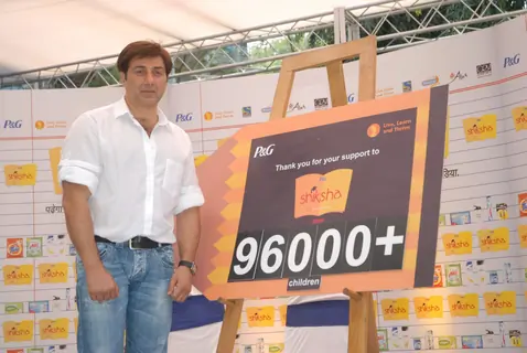 Bollywood actor Sunny Deol at an event of NGO Shiksha at P & G Office in Mumbai