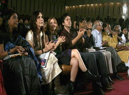 Foreign Delegates at 15th Kolkata Film Festival at Nandan on the inaugural day on Tuesday