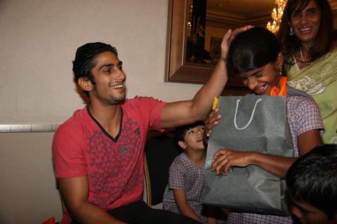 TV Actors Prateik Babbar poses for the photographers during an event for Asha Sadan Kids event in Mumbai on Wednesday, 11 November 2009