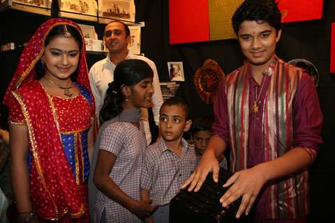 TV actors Avika Gor and Avinash Mukherjee posing for the photographers during an event at Asha Sadan Kids event in Mumbai on Wednesday, 11 November 2009