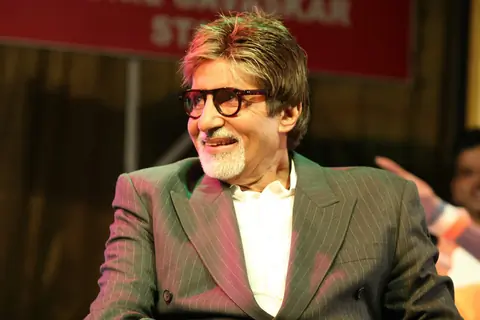 Bollywood superstar Amitabh Bachchan at the felicitation of Sunil Gavaskar in Mumbai