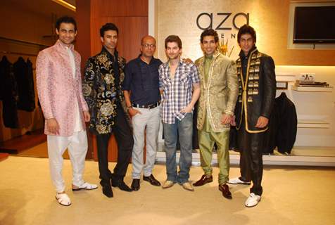 Neil Nitin Mukesh at Narendra Kumar Ahmed''s Men''s Collection launch, AZA