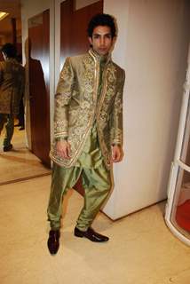 Model at Narendra Kumar Ahmed''s Men''s Collection launch, AZA