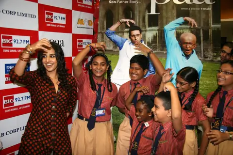 Bollywood Actress Vidya Balan at Big FM