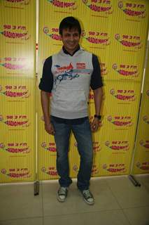 Vivek Oberoi at the promotional event of his upcoming event &quot;Kurbaan&quot; at Radio Mirchi office in Mumb