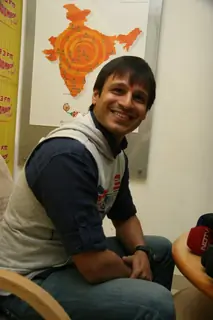 Vivek Oberoi at the promotional event of his upcoming event &quot;Kurbaan&quot; at Radio Mirchi office in Mumb
