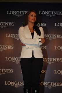 Bollywod actress Aishwarya Rai at the press meet of swiss watch &quot;Longiness&quot; for which she is the brand ambassador