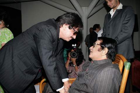 Sanjay Khan and Manoj Kumar at Lalit Intercontinental Anniversary