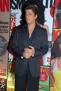 Bollywood actor Shahrukh Khan at the Cosmopolitan magazine awards in Mumbai