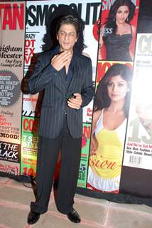 Bollywood actor Shahrukh Khan at the Cosmopolitan magazine awards in Mumbai