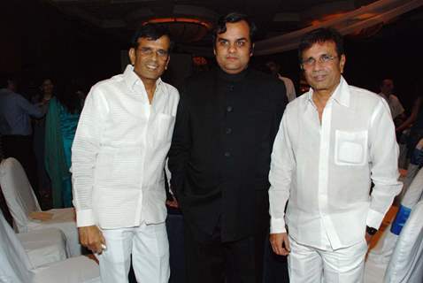 Filmmakers Abbas Mastan with Aniruddh Dhoot at the bash of Videocon''s Aniruddh Dhoot