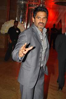 Sunil Shetty at the Shilpa Shetty''s wedding reception