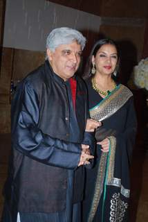 Javed Aktar and Shabana Azmi at the Shilpa Shetty''s wedding reception