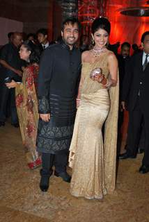 Shilpa Shetty & Raj Kundra at their wedding reception