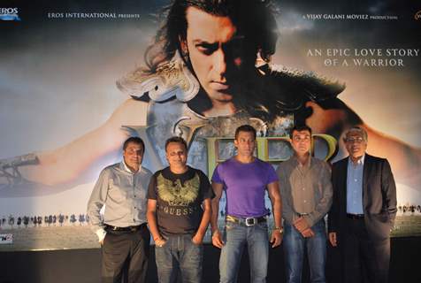 Salman Khan at &quot;Veer&quot; film first look