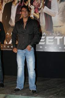 Ajay Devgan at a press meet of film &quot;Rajneeti&quot; in Mumbai