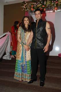 Isha and Timmy at Isha Koppikar''s sangeet at Mayfair rooms