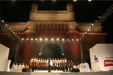 Guest at 26/11 gateway of india event